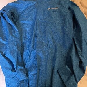 Columbia Men's Blue Rain Jacket
